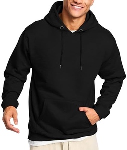 Sudadera con Capucha de Forro Polar Lavado 100% Algodón, Diseño Sólido, Invierno, Formal, Ecológica, Impresión Digital, Servicio OEM, para Hombre - Product Image 1