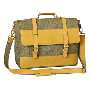 Handmade Vintage Messenger Bag Antique 100% Canvas Casual Business Bag Travel Laptop Bag With Adjustable <b>Shoulder</b> <b>Strap</b> - Product Image 1