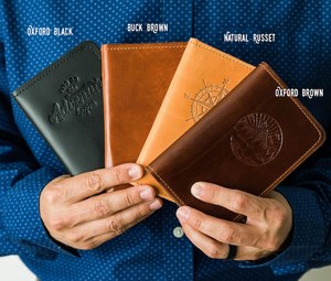 Full Grain Leather <b>Passport</b> Holder Luxury Travel <b>Wallet</b> Genuine Leather <b>Passport</b> Case Custom Logo LPH-0315 - Product Image 4
