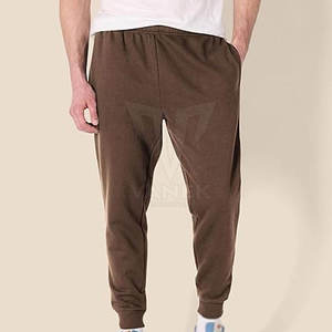 Pantalones Deportivos Marrones para Hombre, Cintura Elástica, Tejidos, Casuales, Transpirables, con Bolsillos Laterales, para Otoño - Product Image 4