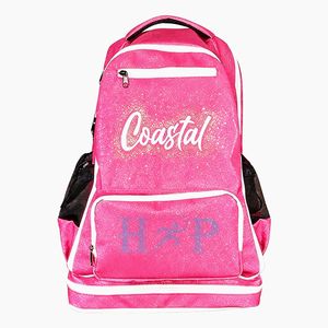 Mochila de Animadoras con Logotipo Personalizado, Bolsas Deportivas Brillantes, para Competencia de Equipos, Fabricación OEM, Diseño Personalizado para Equipos de Baile - Product Image 3