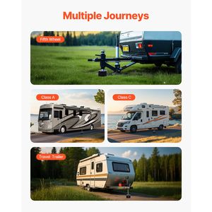 Blocco di livellamento per camper da 6 pollici per impieghi gravosi, capacità 6000 libbre, cavalletto per rimorchio, supporto per moto, livellatore per banchina 6000 - Product Image 3