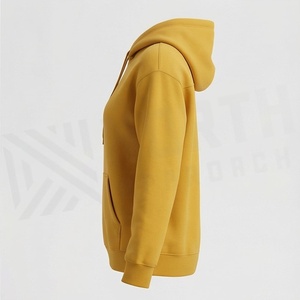 Sudadera con Capucha de Algodón Grueso para Mujer, Transpirable, Suave, Estilo Urbano, Ropa Básica, Color Personalizado, Venta al Por Mayor - Product Image 3