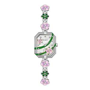 Reloj de pulsera esmaltado de lujo para mujer, con logotipo personalizado Z563, de la marca Luxury Fashion Business, para mujeres. - Product Image 5