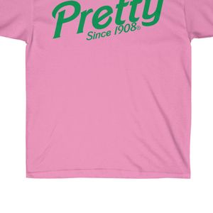 Camiseta rosa de manga corta para mujer con estampado gráfico verde, informal, con cuello redondo, de algodón, a la moda, suave y cómoda - Product Image 5