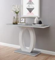 Table console convertible moderne en fer noir brillant avec plateau miroir et base de pieds, mobilier écologique pour salon, villa et maison