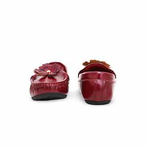 เครื่องประดับแฟชั่น WN4386รองเท้าหนังนิ่มสีน้ำตาลแดง - Product Image 2