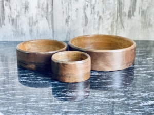 Fancy <b>Brown</b> Mango Wood Eco-Friendly Luxury <b>Medium</b> Fruit Bowl Kitchenware Home & Hotel Restaurant Decor India Wholesale - Product Image 4