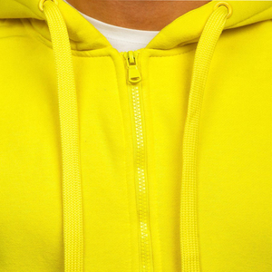 Custom Front Logo Unlined <b>Pullover</b> Hoodie <b>Men</b> 100% Cotton Eco-Friendly Breathable Winter Regular Fit Plus Size Options - Product Image 2