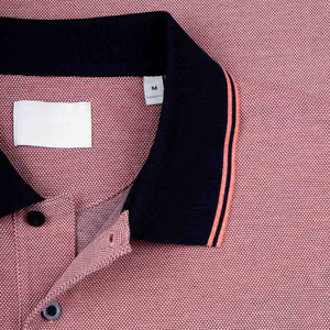 Camiseta de golf transpirable de algodón para hombre, con logo personalizado impreso, manga corta, corte ajustado, servicio OEM para hombres. - Product Image 5