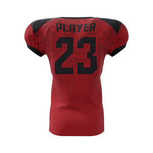 เสื้อฟุตบอลอเมริกันแขนสั้นแบบสั่งทำพิเศษ ปี 2026 ขายดี บริการ OEM ระบายอากาศ แห้งเร็ว - Product Image 3