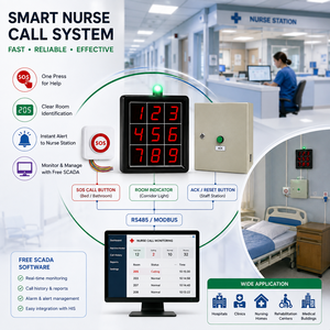 ระบบการเรียกพยาบาลในโรงพยาบาลอัจฉริยะปุ่ม RS485 SCADA และ OEM - Product Image 1