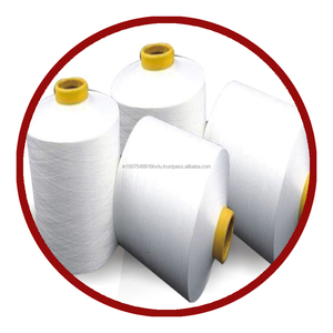 NE 18s/1 100% Fil polyester brut à tricoter pour draps de lit et textiles d'ameublement - Product Image 4