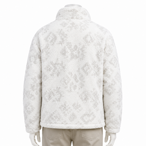 Chaqueta Sherpa para hombre, abrigo de lana cálido y cómodo para uso en exteriores en invierno, chaqueta Sherpa para hombre de lana - Product Image 4