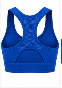 Soutien-gorge de sport sans couture pour femme, respirant, extensible dans quatre directions, pour yoga, gym, fitness, course à pied, crop top, avec logo, faible MOQ, maintien moyen - Product Image 5