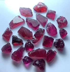 Natural Umbalite <b>Garnet</b> Rough Parcel 120.65ct 22 Pieces Pink <b>Garnet</b> Tanzania Faceting Quality Gemstone Lot For Jewelry - Product Image 5