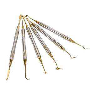 Juego de 6 instrumentos dentales manuales de acero compuesto para limpieza, relleno y esterilización de dientes, certificado CE Clase I por Grip Surgical - Product Image 6