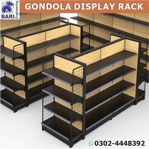 Freestanding Indoor Italian Style Easy Assembly Heavy <b>Weight</b> Supermarket Display <b>Racks</b> - Product Image 4
