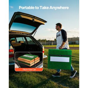 Attrezzatura Portatile per Allenamento di Lancio nel Baseball e Softball, Prato da Lancio per Interni ed Esterni 85 - Product Image 4