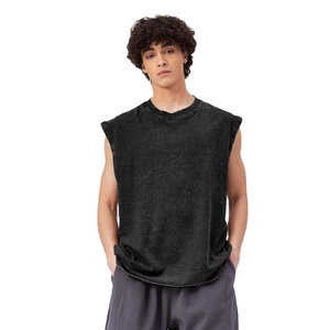 Camiseta sin mangas para culturismo y musculación para hombre, transpirable, de secado rápido, para entrenamiento en el gimnasio, sin mangas, atlética y a la moda - Product Image 1