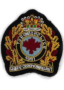 Écussons de blazer de régiment de luxe de haute qualité, brodés à la main avec fil de bouillon |   Écussons de blazer avec armoiries familiales, patchs de sécurité - Product Image 5