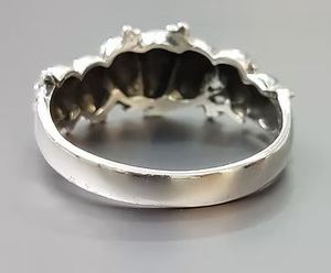 Anillo de Plata de Ley 925 con Diseño de Esqueleto, Estilo Punk para Hombre, Anillo para Uso Diario, Regalo - Product Image 4