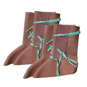 รองเท้าบูทนิรภัยหนังวัวแท้กันไฟ ทนความร้อนและประกายไฟ สำหรับงานอุตสาหกรรม - Product Image 6