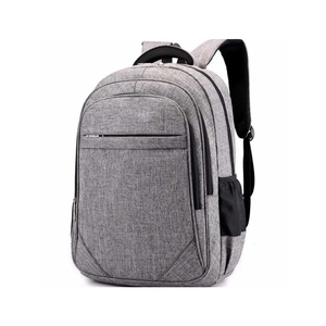 Unisex Nylon Backpack With Adjustable Strap Zipper Closure 20-<b>30L</b> Capacity Casual Daily Use Lightweight Design Solid Color - Product Image 5