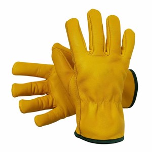 Cowhide Grain <b>Driver</b> <b>Gloves</b> Heat & Spark Resistant Heavy Duty High Performance Outdoor Activities Hand Protection - Product Image 1