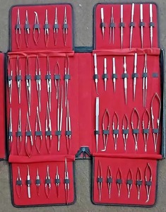 Nouvel Arrivage – Ensemble de forceps d'extraction dentaire manuels réutilisables en acier inoxydable, élévateurs, seringues dentaires et pinces dentaires - Product Image 4