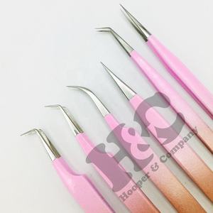 Top Deal pince à cils durable Ombre Extension de cils pince à épiler vison pince à cils Top vente Volume pointe pointue quantité minimale de commande - Product Image 3