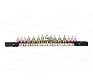 Fronture de Cheval de Luxe en Cristal et Perles – Accessoire d'Équestre Fait Main avec Strass pour Spectacles et Compétitions - Product Image 5