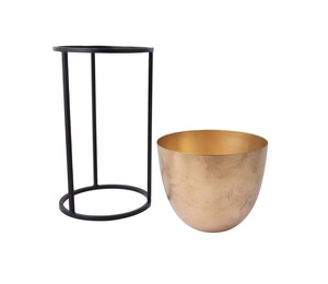 Maceta de Metal Repujado, Decorativa para Interiores y Exteriores, Elegante Maceta de Jardín para Hogar, Balcón, Sala de Estar, Oficina - Product Image 5