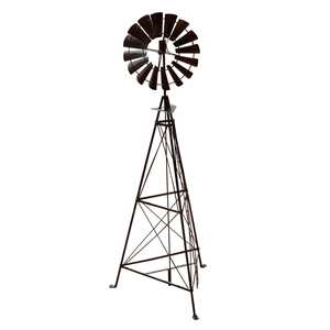 Moulin à vent noir galvanisé pour tour d'eau – 90″ - Product Image 4