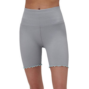Shorts Deportivos de Verano para Mujer, de Alta Calidad, Sin Costuras, Cintura Alta Elástica, para Yoga y Ciclismo, con Diseño Sólido, Servicio OEM - Product Image 1