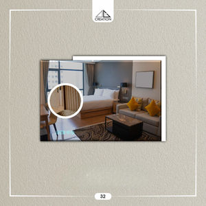 Mejore el Espacio de su Hogar con este Espejo LED con Aumento, Borde Acrílico, Pantalla de Hora y Temperatura, y Desempañador - Product Image 4