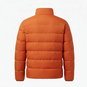 Chaqueta acolchada para hombre, más vendida, cómoda, para invierno, con relleno ligero, cierre de cremallera completa, cuello alto y bolsillos laterales. - Product Image 4