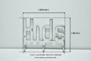 Indian Manufactured Kids Decorative <b>Wall</b> Hook <b>Rack</b> Modern Aluminium Kids Room Organizer Available At Export Quality And Price - Product Image 2
