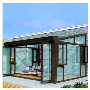 4 الموسم سونرووم الزجاج المقسى ادنى الألومنيوم Diy تحفظي للبيع الألومنيوم غرفة زجاجية - Product Image 1