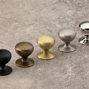 Poignées décoratives en laiton pour armoires, quincaillerie de meubles traditionnelle, finitions or, bronze et nickel, pour tiroirs, commodes et portes de placards - Product Image 5