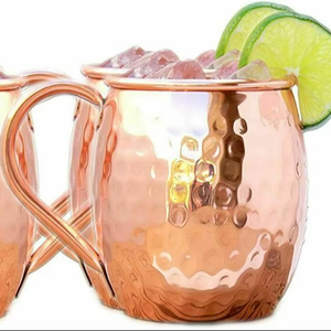 Juego de tazas de cobre premium para Moscow Mule, artículos para bebidas y bar, proveedor mayorista, marca privada, exportación, compradores globales - Product Image 1