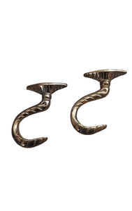 ซื้อขายส่งตะขอแขวนผ้าม่านทองเหลืองโบราณ ตะขอแขวนเสื้อผ้าแบบขายส่ง ตะขอแขวนผนังสไตล์วินเทจ - Product Image 6