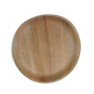 Oferta Increíble en Platos Redondos Biodegradables de Palma de Areca de Alta Calidad para Regalos Corporativos y Catering al por Mayor desde India - Product Image 1