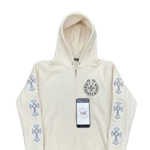 Sweat à capuche en éponge française 100% coton de haute qualité Logo personnalisé poids lourd surdimensionné hiver mode Streetwear en gros - Product Image 1