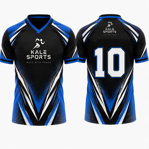 Ropa Deportiva de Primera Calidad, Camiseta de Fútbol de Manga Corta, Transpirable, 100% Poliéster, Impresión por Sublimación, Absorbe la Humedad, Servicio OEM - Product Image 4