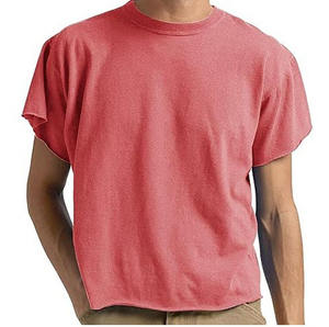 T-shirt homme coupe ample, style streetwear, en coton, décontracté, ample, tissu respirant, vêtements décontractés, épaules tombantes, chemises d'été - Product Image 1
