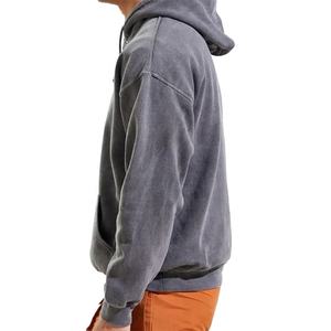 Sweat à capuche unisexe de haute qualité pour homme, respirant, design délavé à l'acide, polaire 500 GSM - Product Image 3