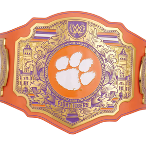 Clemson Tigers Championship Belt Customizable Wrestling Belt High Quality Collectible Sports Title Belt for Fans - Product Image 2