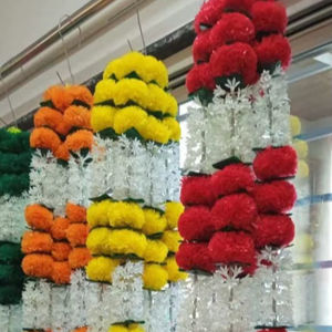 พวงมาลัยดอกดาวเรืองประดิษฐ์ - Product Image 1