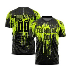 เสื้อฟุตบอลทีมแบบกำหนดเอง แขนสั้น ระบายอากาศ แห้งเร็ว สำหรับการฝึกซ้อม การแข่งขัน และกิจกรรมต่างๆ - Product Image 2